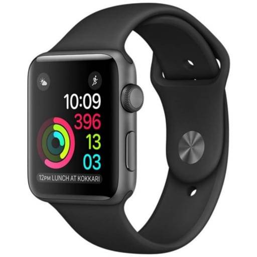 Apple - アップルウォッチ　シリーズ1   42mm  ブラック Apple Watch Series 1 GPS Smartwatch Black Strap 42mm